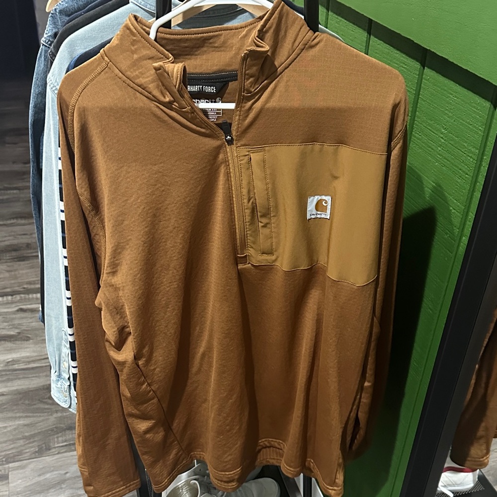 Carhartt Force Quarter Zip w Thumb Holes